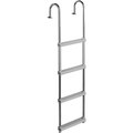 Garelick Garelick 19617-61 Over-Platform Telescoping Drop Ladder - 4-Step 19617-61